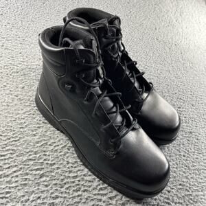 Apex Ambulator B4500M Men's Biomechanical Boots 12 X-Wide Black Diabetic Shoes